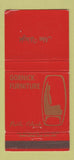 Matchbook Cover - Gornick Furniture Pueblo Colorado IMPRINT WEAR 30 Strike
