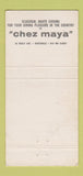 Matchbook Cover - Sa Crepe New York City WEAR 30 Strike