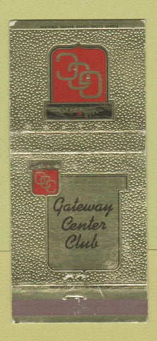Matchbook Cover - Gateway Center Club Pittsburgh PA WEAR 30 Strike