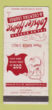 Matchbook Cover - Frank Buresh Lobster House Brookfield IL WEAR 30 Strike