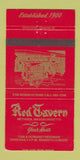 Matchbook Cover - Red Tavern Methuen MA 30 Strike