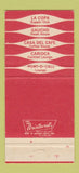 Matchbook Cover - Americana Hotel San Juan Puerto Rico La Copa 30 Strike