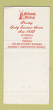 Matchbook Cover - Milbank Mutual Insurance Hospers Granville SD WEAR 30 Strike