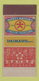 Matchbook Cover - Daimara Brand Safety Matches China? Asian 30 Strike
