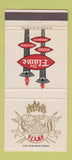 Matchbook Cover - The Flame Restaurant  Countryside IL Route 66 30 Strike