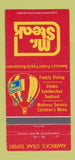 Matchbook Cover - Mr Steak Restaurant Traverse City Kentwood MI 30 Strike