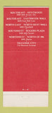 Matchbook Cover - Mr Steak Restaurant Traverse City Kentwood MI 30 Strike
