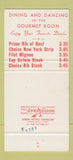 Matchbook Cover - The Knights Table Atlanta GA 30 Strike