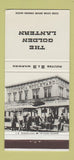 Matchbook Cover - The Golden Lantern Warwick RI 30 Strike