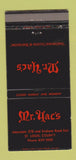 Matchbook Cover - Mr Yac's Restaurant St Louis MO 30 Strike