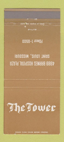 Matchbook Cover - The Tower St Louis MO 30 Strike
