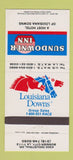 Matchbook Cover - Sundown Louisiana Downs Horse Racing Bossier City LA 30 Strike