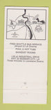 Matchbook Cover - Sundown Louisiana Downs Horse Racing Bossier City LA 30 Strike