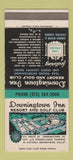 Matchbook Cover - Downingtown Inn Resort Golf Club Downingtown PA 30 Strike