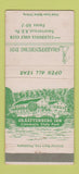 Matchbook Cover - Graeffenburg Inn Fayetteville PA 30 Strike