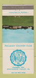 Matchbook Cover - Philmont Country Club Huntingdon Valley PA 30 Strike