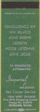 Matchbook Cover - Imperial Lanes Bowling Spokane WA