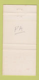 Matchbook Cover - Mayfield Golf Course Clarion PA 30 Strike