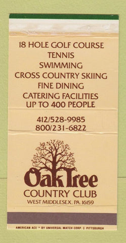Matchbox - Oak Tree Country Club West Middlesex PA