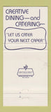 Matchbook Cover - Capers Restaurant Annapolis MD 30 Strike
