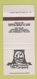 Matchbook Cover - Pulaski County Title North Little Rock AR 30 Strike