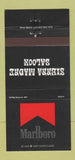 Matchbook Cover - Marlboro Cigarettes Sierra Madre Saloon 30 Strike