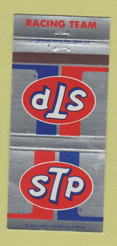 Matchbook Cover - STP oil gas Racing Team 30 Strike