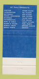 Matchbook Cover - AC Delco Peace Auto Electric Grande Prairie AB 30 Strike