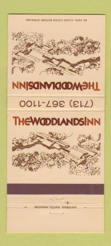 Matchbook Cover - Woodlands Inn TX 30 Strike