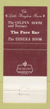 Matchbook Cover - Teller House Central City Colorado 30 Strike