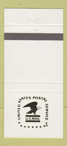 Matchbook Cover - United States Postal Service USPS 30 Strike