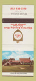Matchbook Cover - Chartiers Country Club Pittsburgh PA 30 Strike