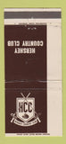 Matchbook Cover - Hershey Country Club PA 30 Strike
