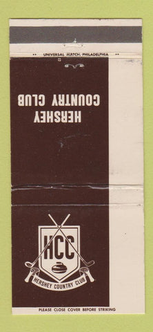 Matchbook Cover - Hershey Country Club PA 30 Strike