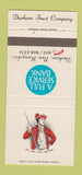 Matchbook Cover - Durham Trust Company NH General John Sullivan 30 Strike