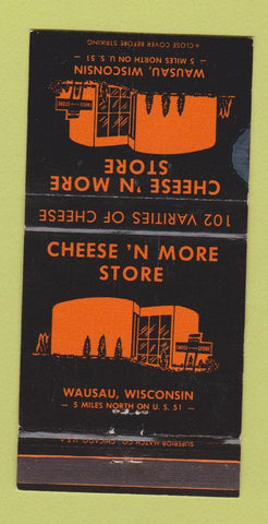 Matchbook Cover - Cheesen More Store Wausau WI WEAR 30 Strike