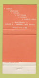Matchbook Cover - Cheesen More Store Wausau WI WEAR 30 Strike