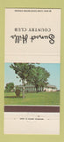 Matchbook Cover - Sunset Hills Country Club Edwardsville IL 30 Strike