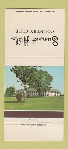 Matchbook Cover - Sunset Hills Country Club Edwardsville IL 30 Strike