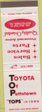 Matchbook Cover - Toyota of Pottstown PA