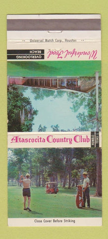 Matchbook Cover - Atascocita Country Club Humble TX 30 Strike