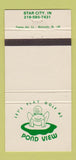 Matchbook Cover - Pond View Golf Star City IN 30 Strike