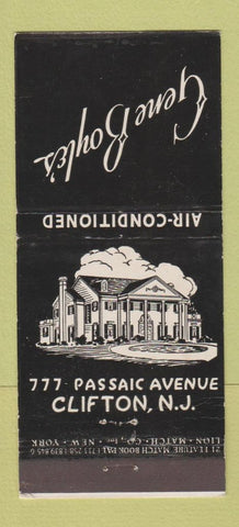 Matchbook Cover - Gene Boyle's Clifton NJ restaurant 30 Stick