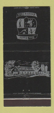 Matchbook Cover - New Castle Country Club PA? 30 Strike