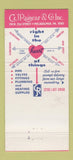 Matchbook Cover - CJ Rainear Pipe Valves Fittings Philadelphia PA 30 Strike