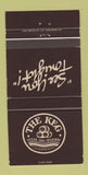 Matchbook Cover - The Keg Restaurant Calgary AB 30 Strike