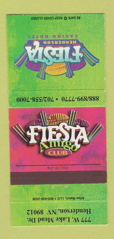 Matchbook Cover - Fiesta Amigo Club Henderson NV Casino Hotel 30 Strike