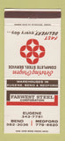 Matchbook Cover - Farwest Steel Eugene Bend Medford OR 30 Strike