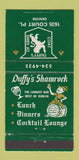 Matchbook Cover - Duffy's Shamrock Denver Colorado  30 Strike