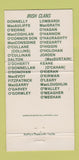 Matchbook Cover - Duffy's Shamrock Denver Colorado  30 Strike